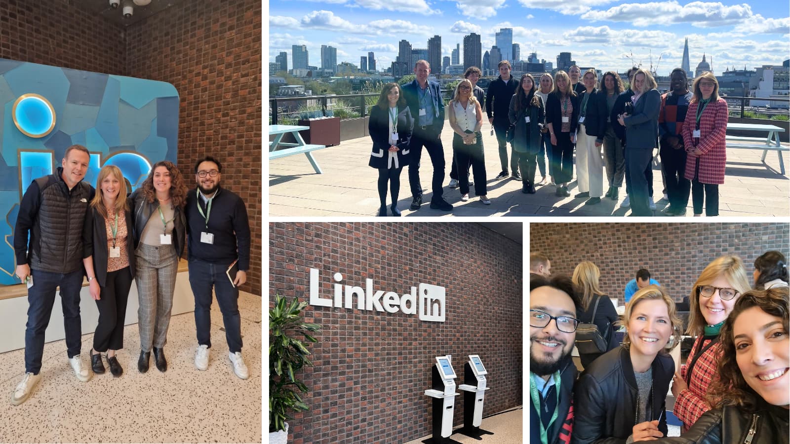 Coulter Partners team visiting LinkedIn headquarters in London